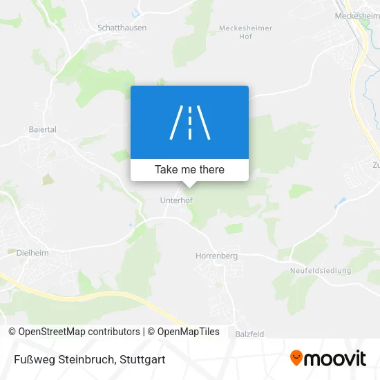 Карта Fußweg Steinbruch