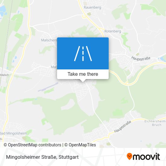 Mingolsheimer Straße map