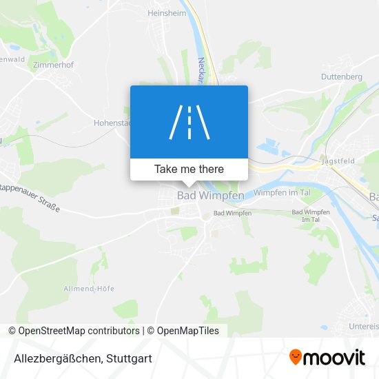 Allezbergäßchen map