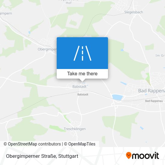 Obergimperner Straße map