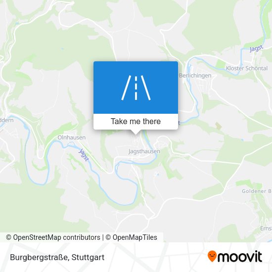 Burgbergstraße map