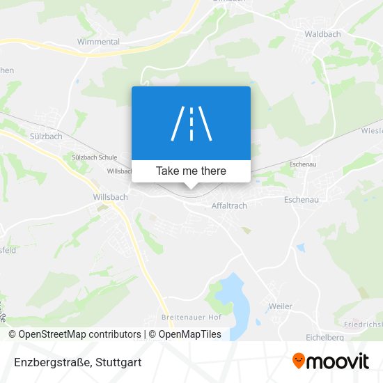 Enzbergstraße map