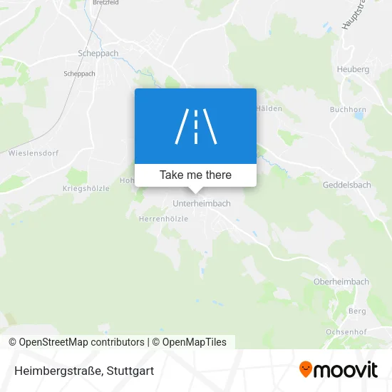 Карта Heimbergstraße