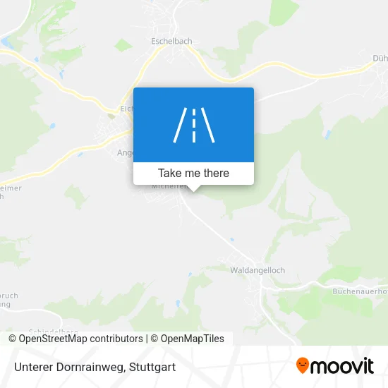 Карта Unterer Dornrainweg