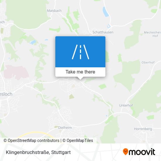 Klingenbruchstraße map