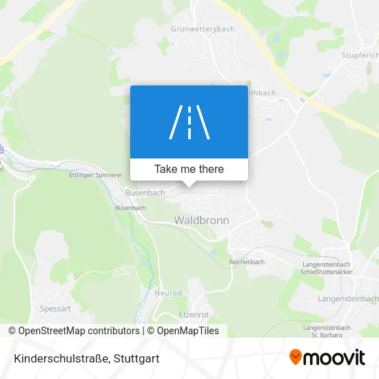 Карта Kinderschulstraße