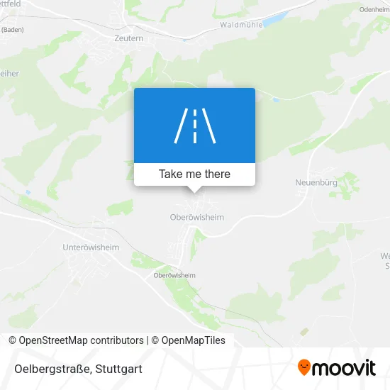 Карта Oelbergstraße