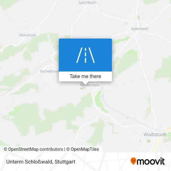 Unterm Schloßwald map