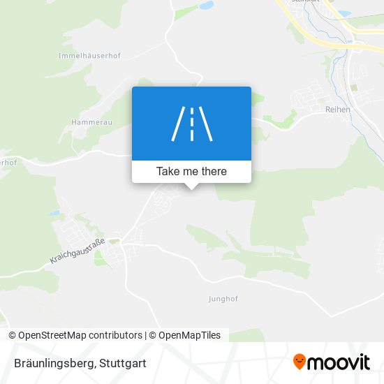 Bräunlingsberg map