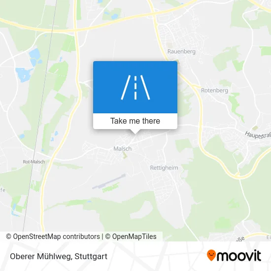 Карта Oberer Mühlweg