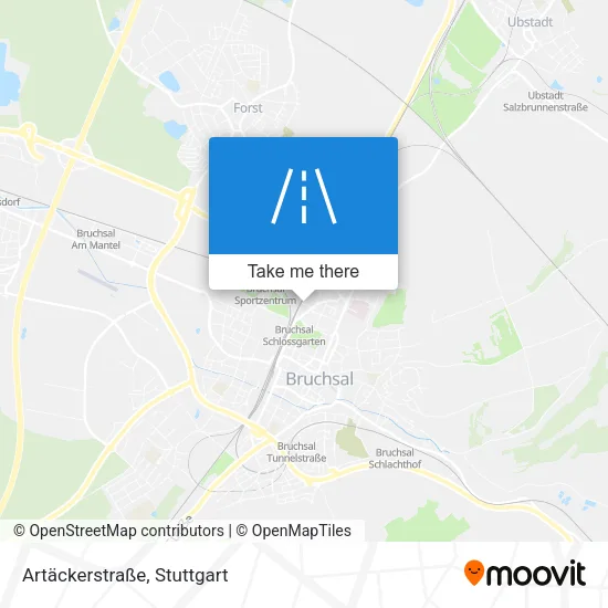 Карта Artäckerstraße