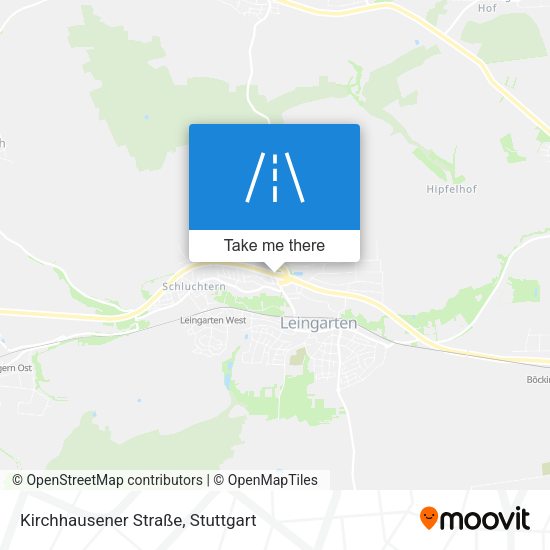 Kirchhausener Straße map