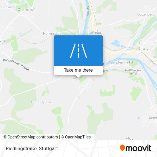 Riedlingstraße map