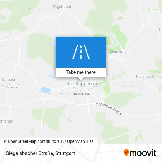 Карта Siegelsbacher Straße