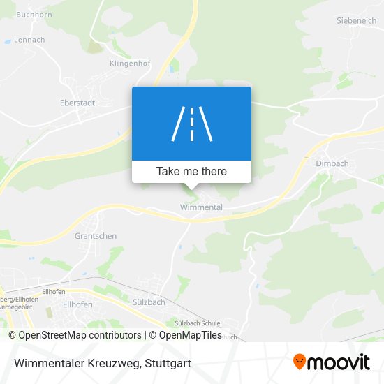 Wimmentaler Kreuzweg map