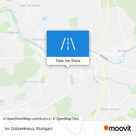 Im Götzenkreuz map