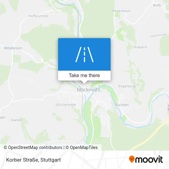 Карта Korber Straße