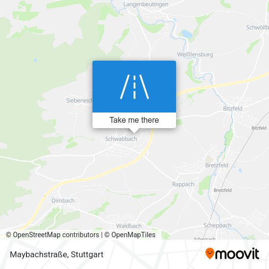 Карта Maybachstraße
