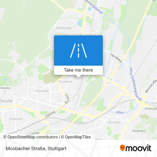 Карта Mosbacher Straße
