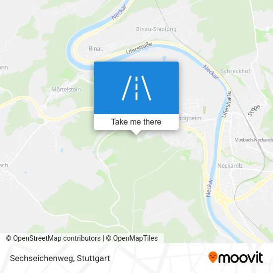 Карта Sechseichenweg