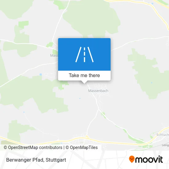 Карта Berwanger Pfad