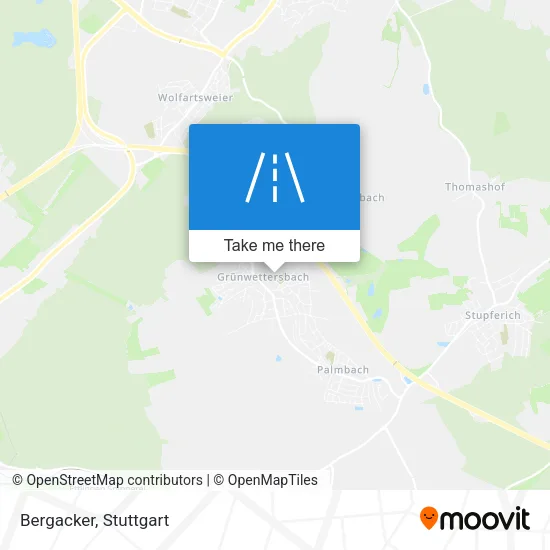 Карта Bergacker