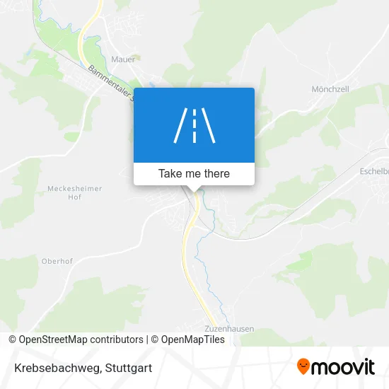 Карта Krebsebachweg