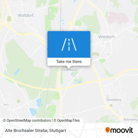 Alte Bruchsaler Straße map
