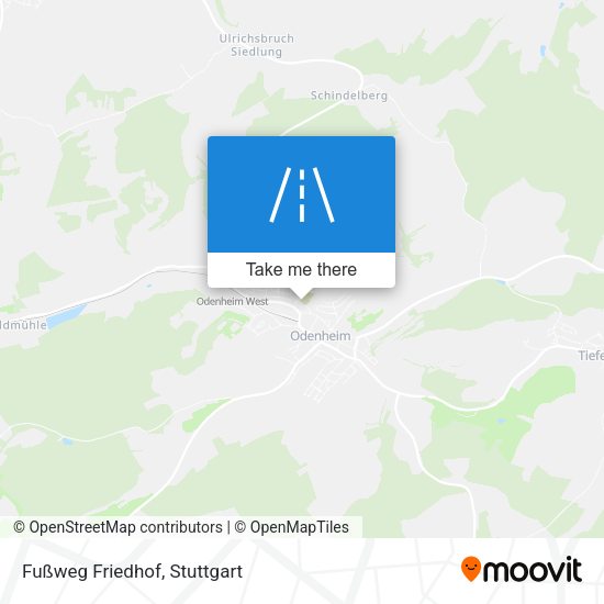 Fußweg Friedhof map