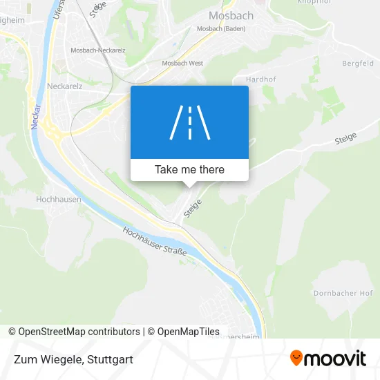 Карта Zum Wiegele