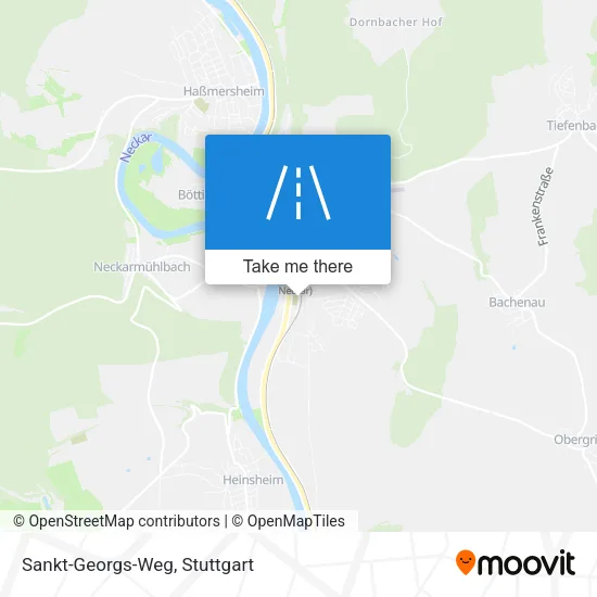 Карта Sankt-Georgs-Weg