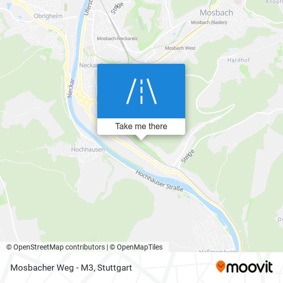 Карта Mosbacher Weg - M3