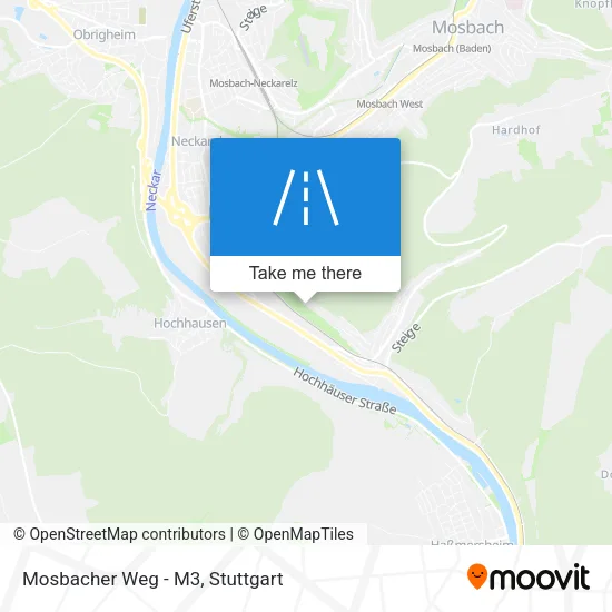 Карта Mosbacher Weg - M3