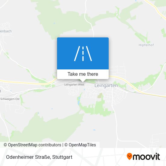 Odenheimer Straße map
