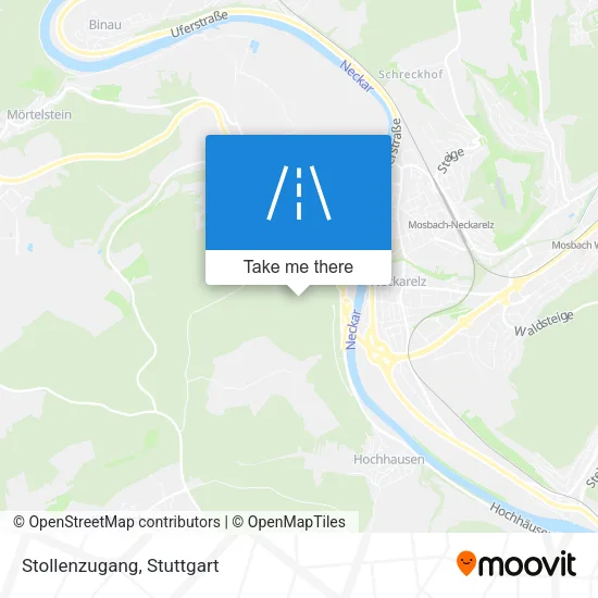 Карта Stollenzugang