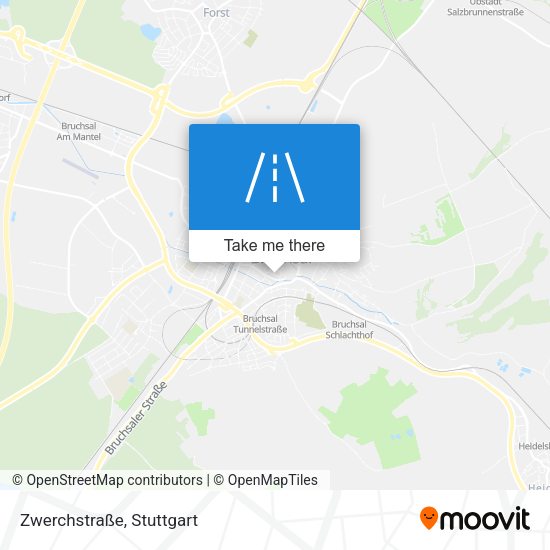 Карта Zwerchstraße