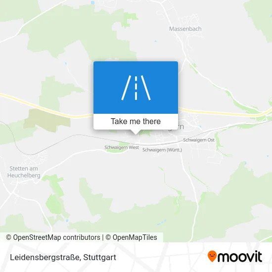 Карта Leidensbergstraße
