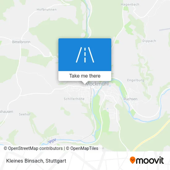 Kleines Binsach map
