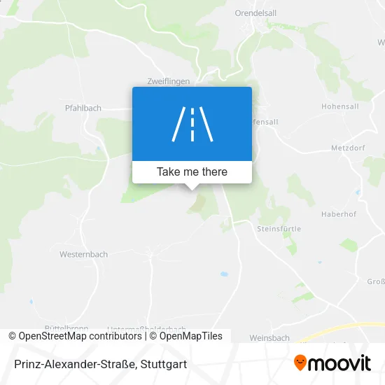 Prinz-Alexander-Straße map