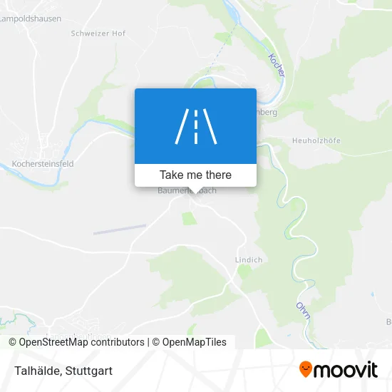 Карта Talhälde