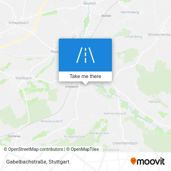 Карта Gabelbachstraße