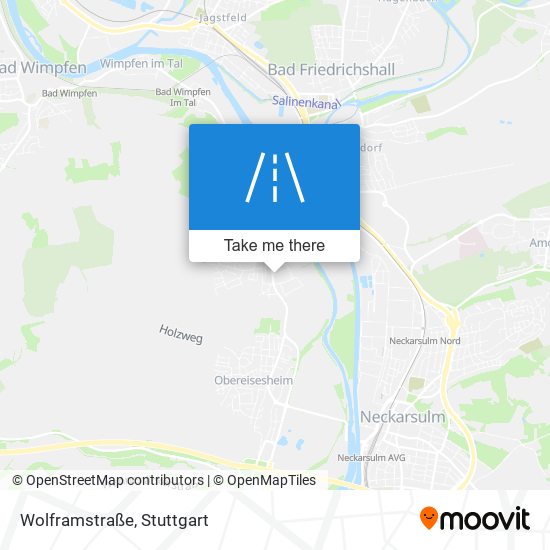 Wolframstraße map