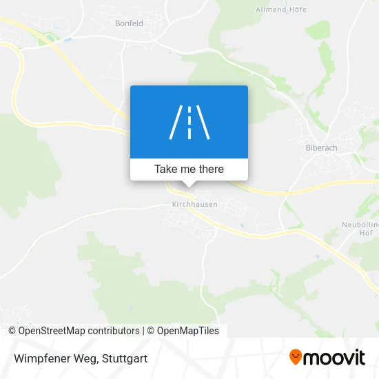 Карта Wimpfener Weg