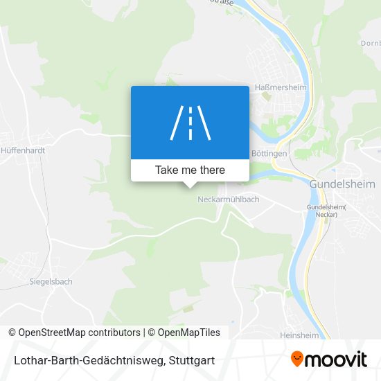 Lothar-Barth-Gedächtnisweg map