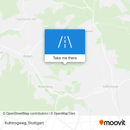 Карта Kuhtrogweg