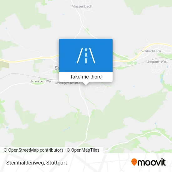 Карта Steinhaldenweg