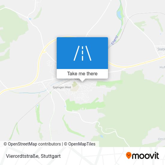 Vierordtstraße map