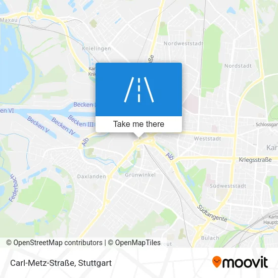 Карта Carl-Metz-Straße