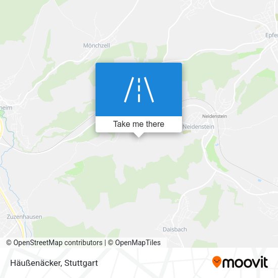 Häußenäcker map