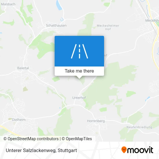 Карта Unterer Salzlackenweg